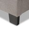 Baxton Studio Emerson Modern Light Grey Upholstered Full Size Bed 136-7445 - alternate 8